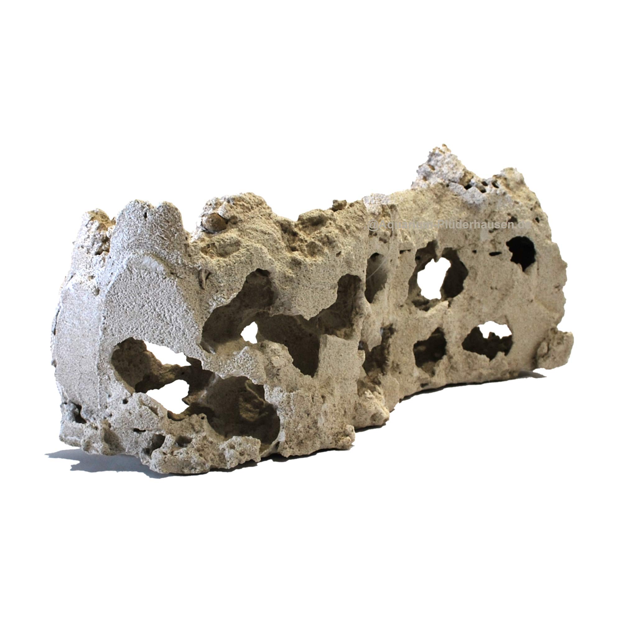 Lochgestein Aquarium Deko Felsen Malawi See S-Form 39x13x17 cm