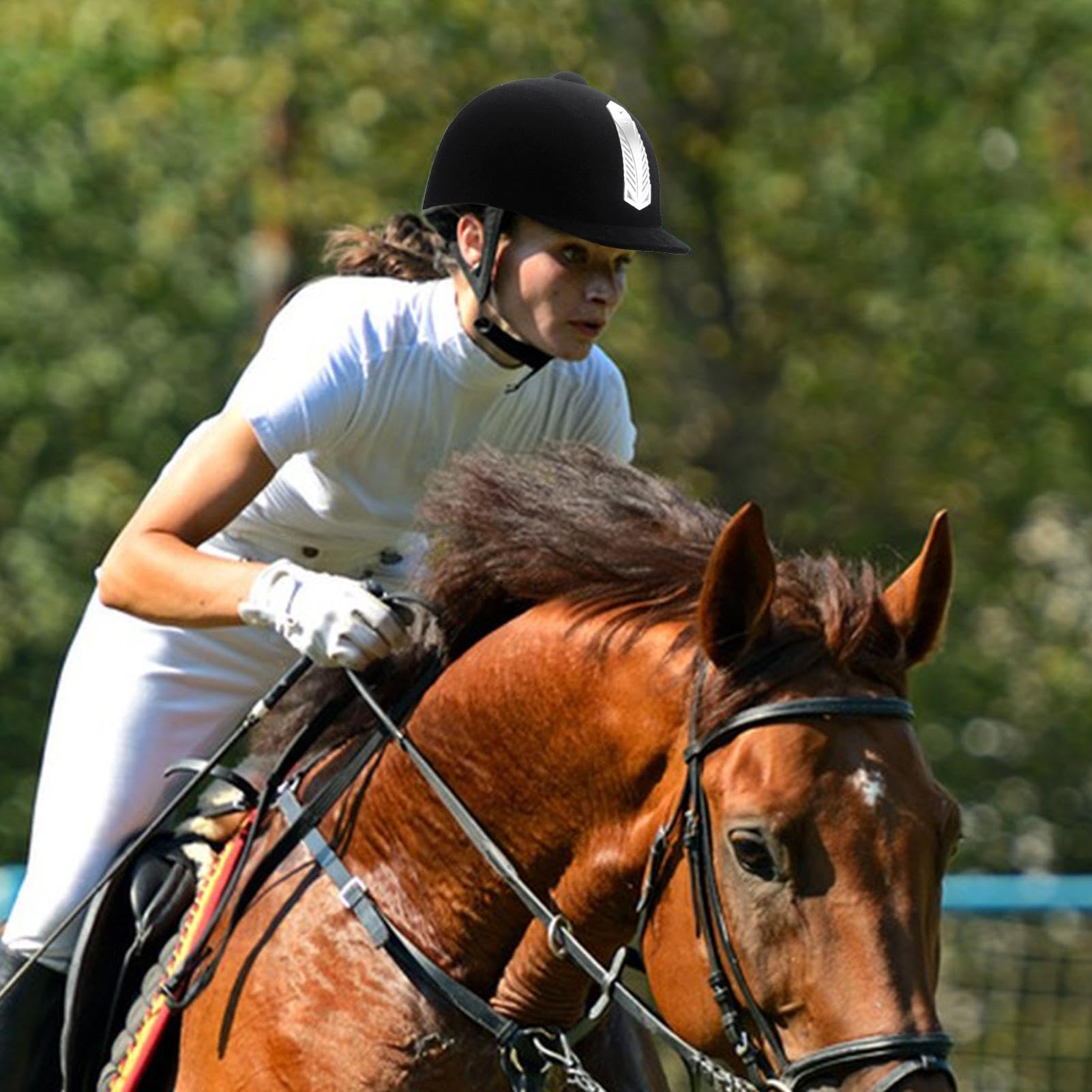 Casco de equitación, casco de equitación para mujer y hombre, casco deportivo, casco de equitación, casco ajustable para protección ecuestre, sombreros de seguridad para equitación, casco de