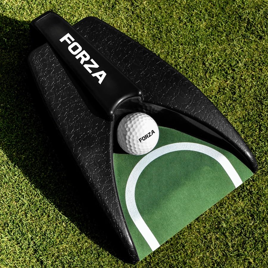 FORZA Golf Auto Putt Returner - Automatic Ball Launcher | Battery Powered Golf Putting Machine | Indoor/Outdoor | Home & Office Training Aid | Golf Accessories