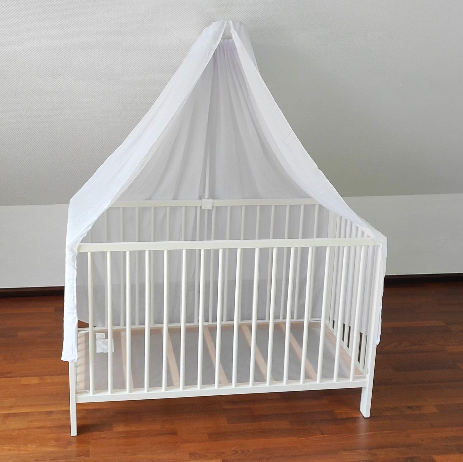 Babykajo Barra per baldacchino - Barra per baldacchino montaggio per lettino da bambino - Struttura in metallo per lettino da bambino e bambina - Struttura senza baldacchino