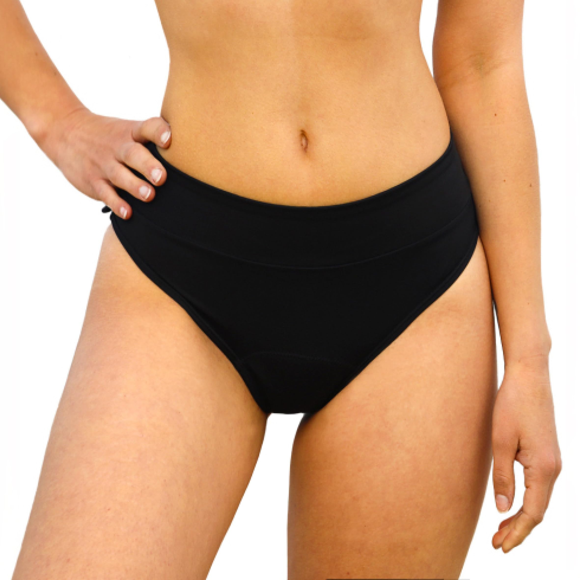 MYLILY Braga de Bikini Básica Mujer Negra | Braga de Bikini Mujer | Bikini Parte de Abajo | Braga de Bikini Adolescente | Pantalon Bikini