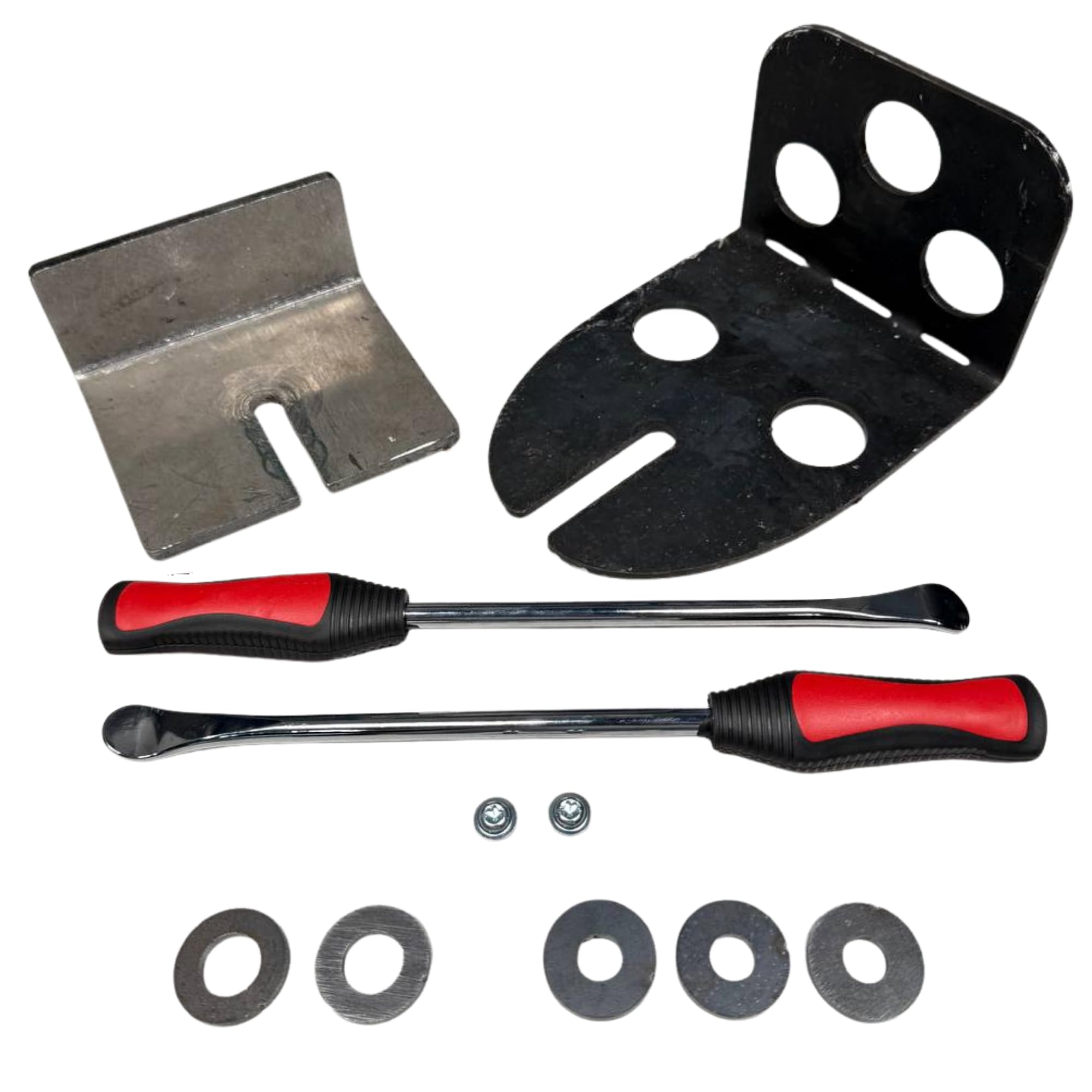 Générique Outil Montage Pneu Trottinette Plein Gonflable Électrique - kit plaques + vis + démonte Pneu - 6"/8/8.5"/9/10"/11/12"/14/16" Pouces draisienne gyro Chambre à air/tubeless/Dur Plein