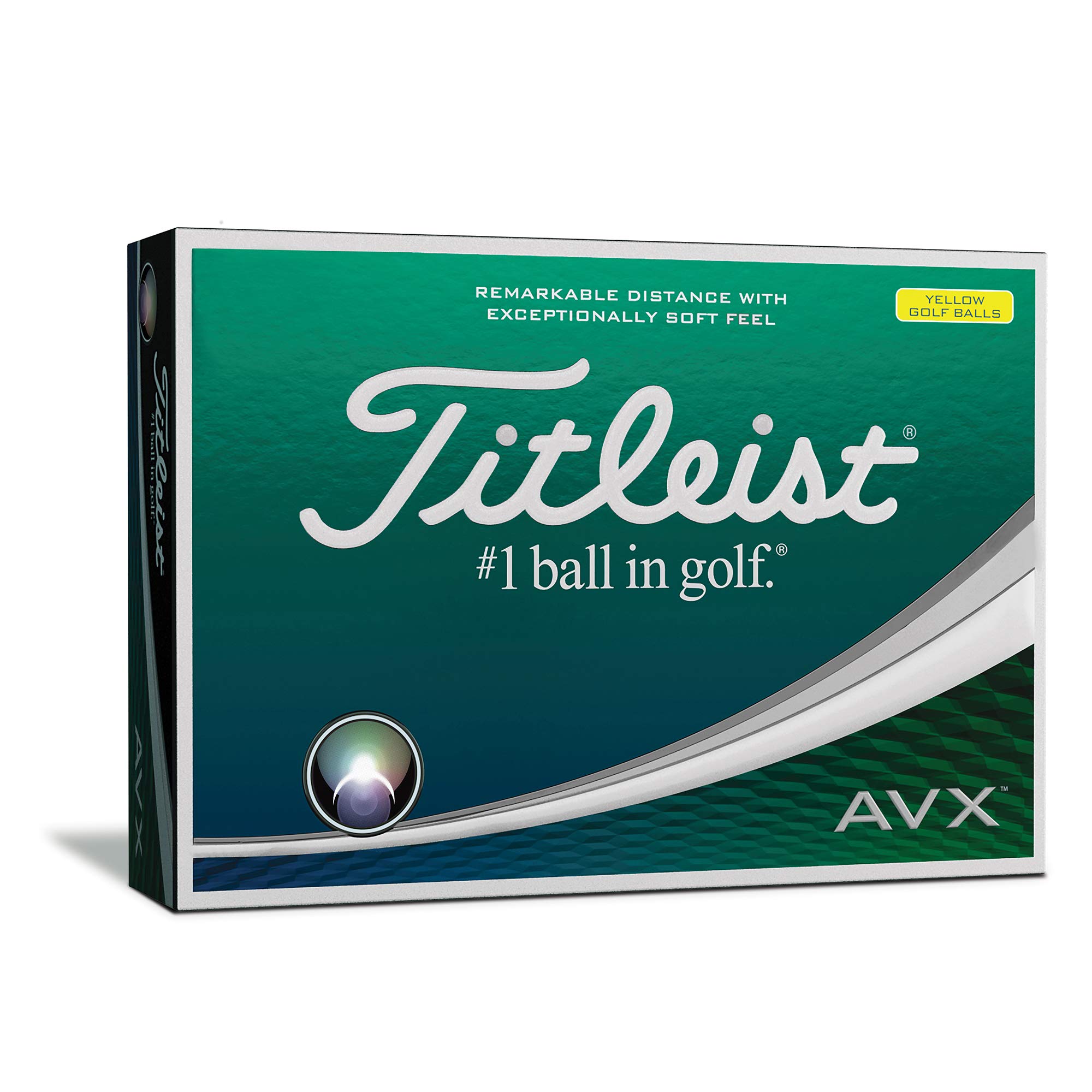 Amazon.co.jp: Titleist AVX ゴルフボール (1ダース) イエロー