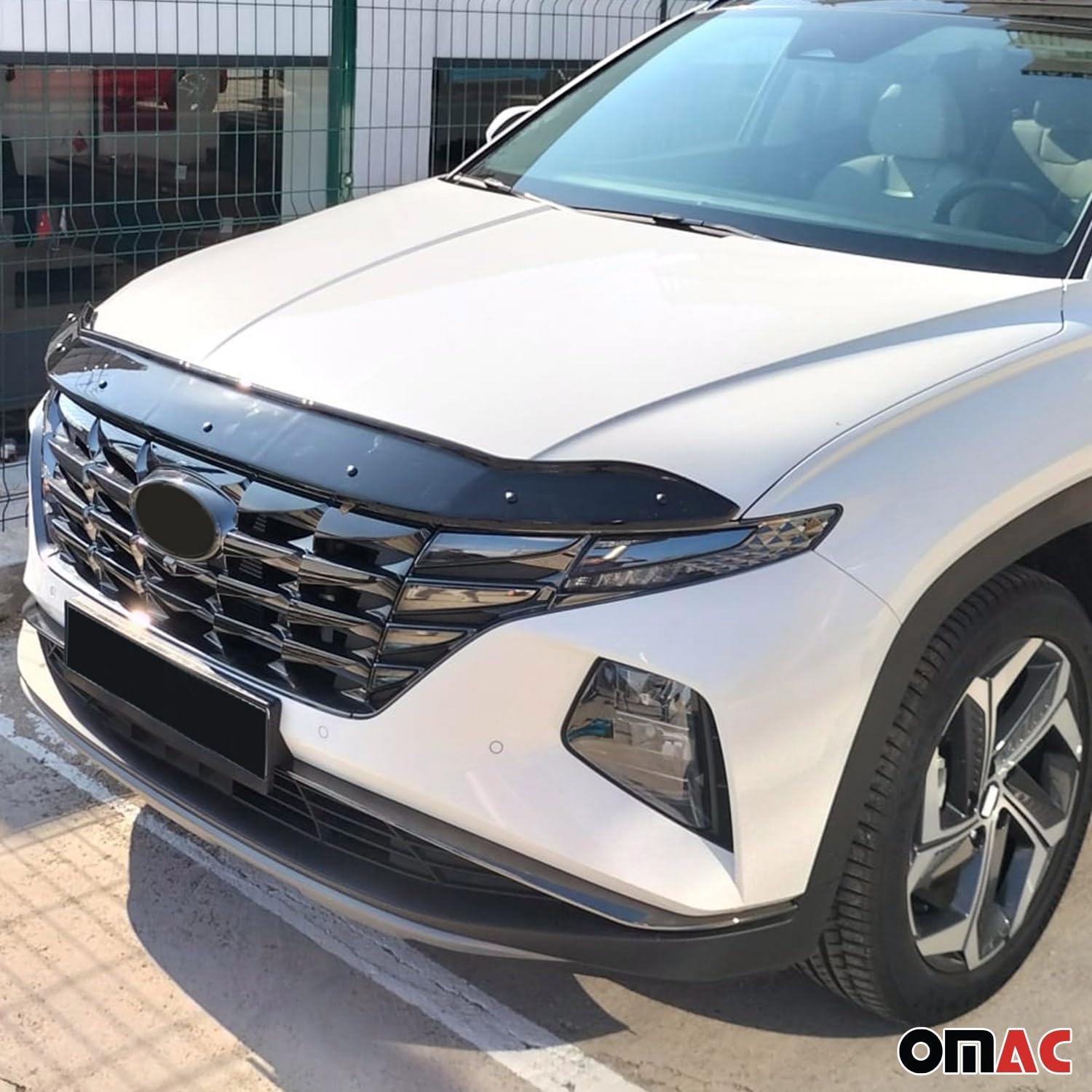 Déflecteur De Capot Compatible avec Hyundai Tucson 2020-2024 SUV ABS
