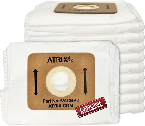 Atrix VACBP610P Replacement HEPA Filters for Atrix Backpack Vacuum, 10-Pack, White