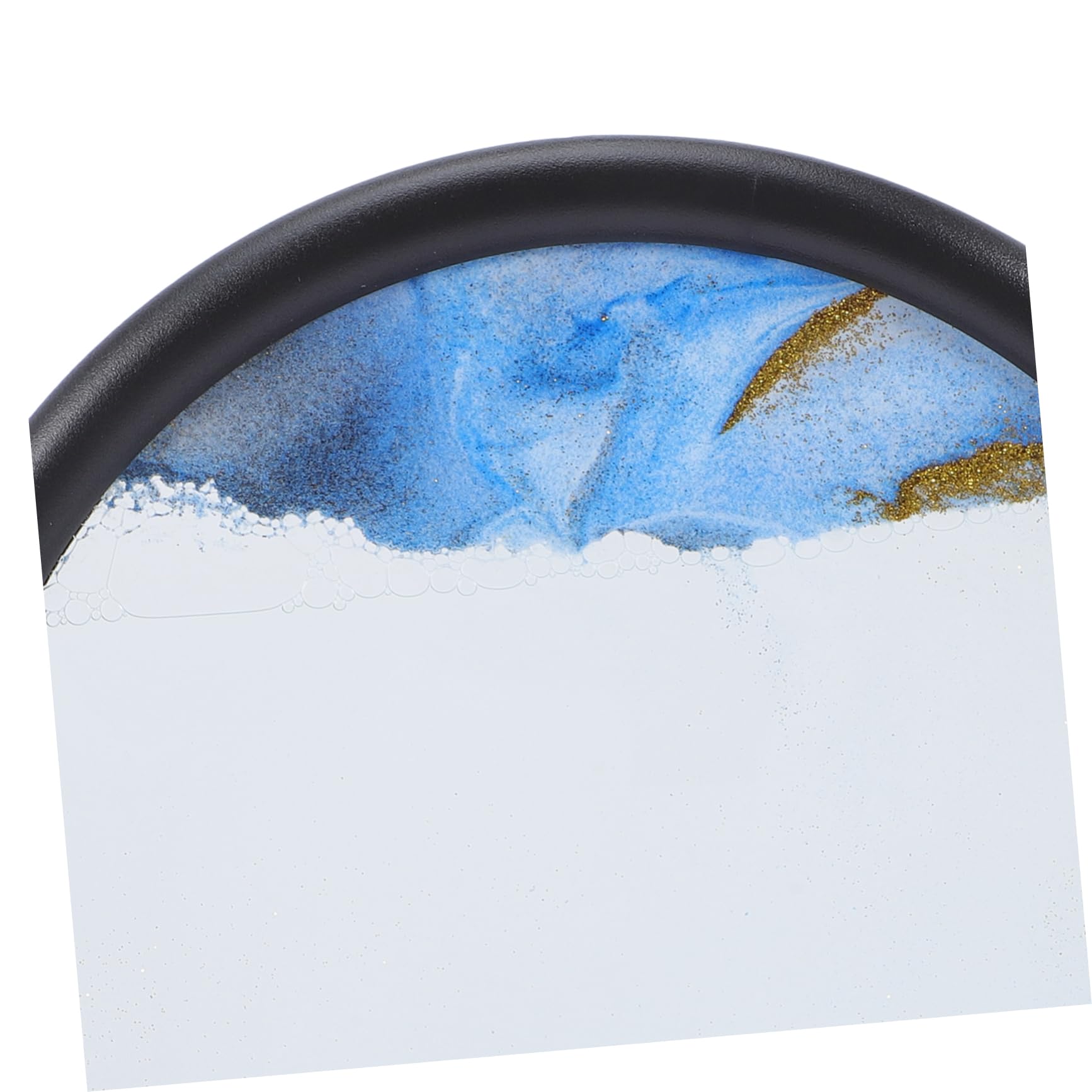 Toddmomy Peinture de Sable Mouvante, Ornement de Bureau, Base Rotative