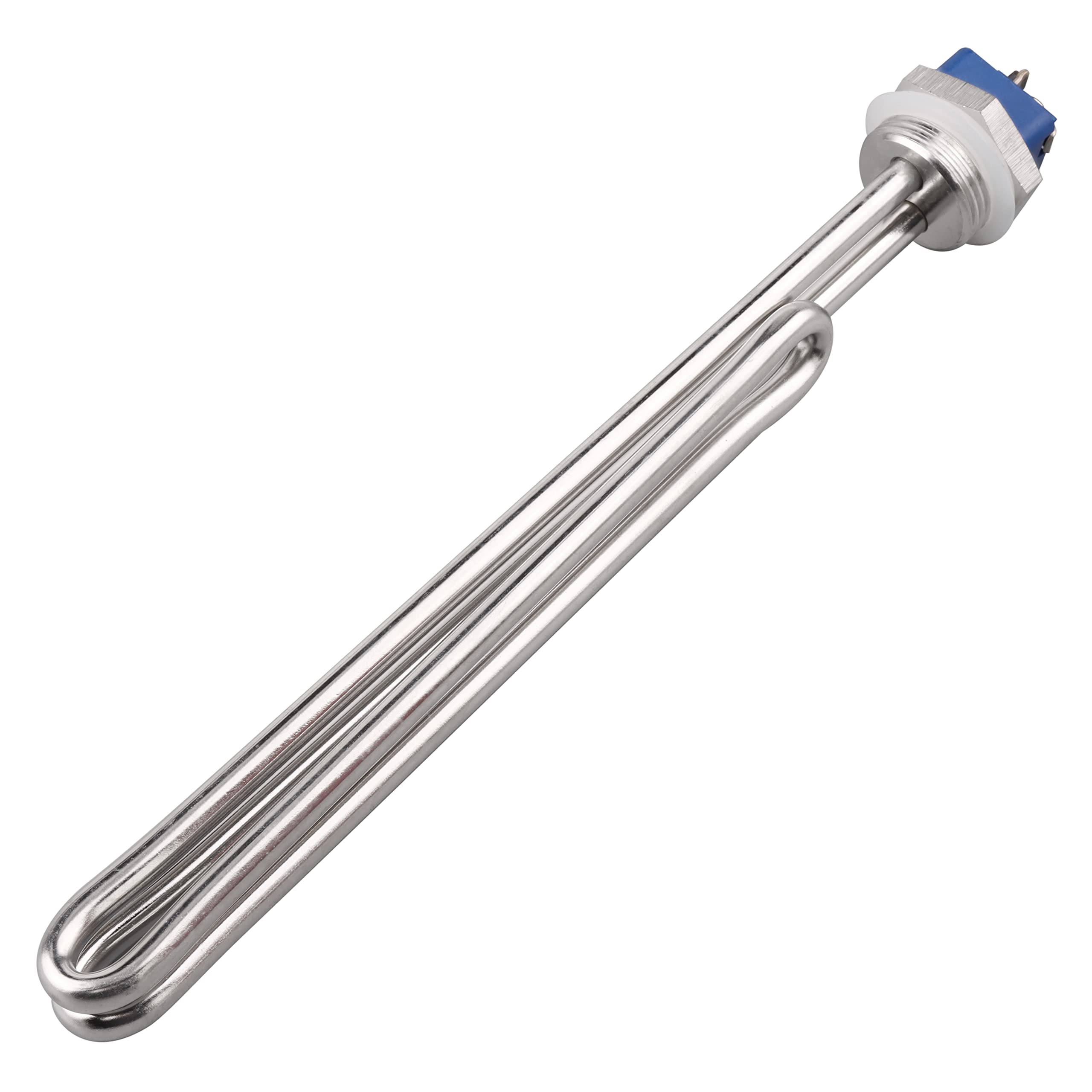 Elemento Riscaldante Acciaio Inox 240V 2400W - Filettatura BSP 1 Pollice (DN25), Con Anello Silicone - Foto 3