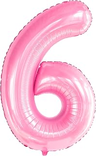 Giant Light Pink Number Balloon