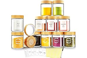 AISIPRIN 12 PCS 8OZ GLASS CANDLE MAKING JARS