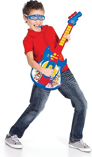 Miniatura 4 de Lexibook K260PA Paw Patrol Chase - Guitarra electrónica de iluminación con micrófono, gafas con micrófono, canciones de demostración, 2 modos de