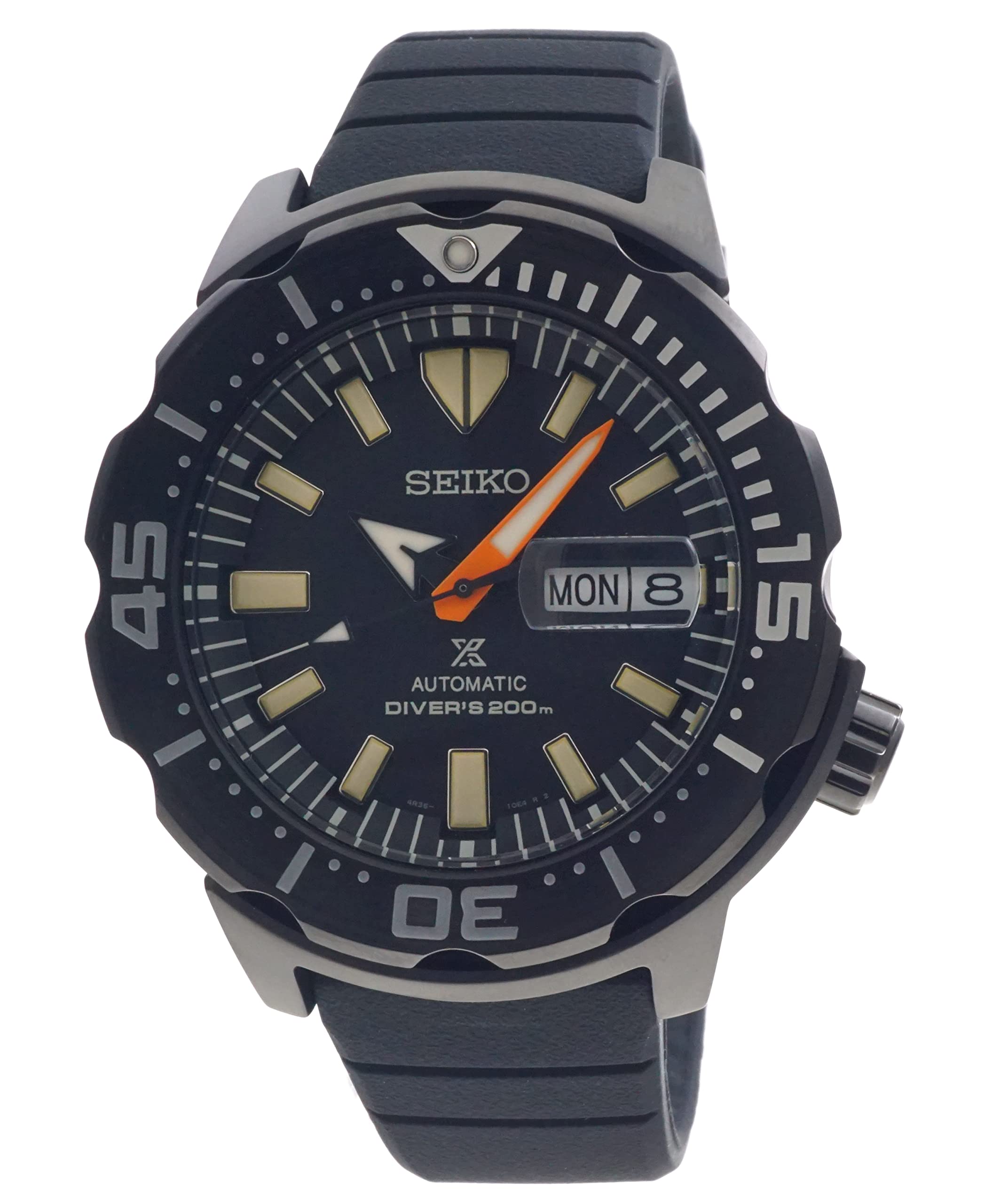 SEIKO ダイバーズウォッチ 200m防水 ホワイト/ブラックモンスター