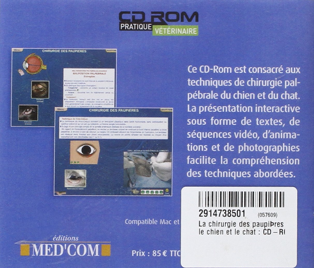 CHIRURGIE DES PAUPIERES CHEZ LE CHIEN ET LE CHAT (0000)