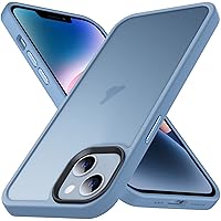 Anqrp Cover per iPhone 14 Plus, [Ricarica Wireless] [Militare Antiurto] Antigraffio