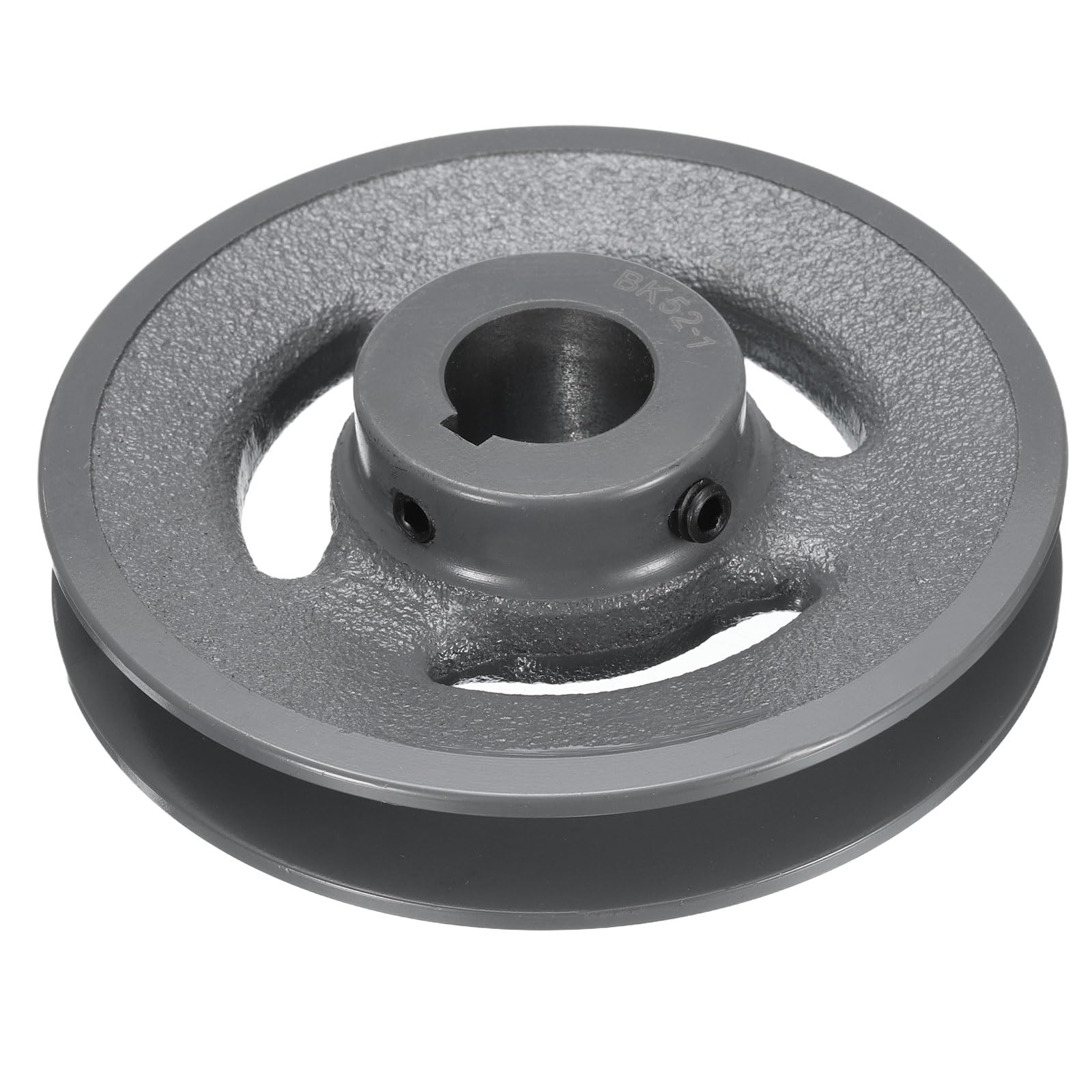 uxcell BK60-5/8 V-Belt Sheave 5/8"Bore 5.75"OD Single Groove Web Sheave Bored-to-Size Sheave, Cast Iron, Belt Section for 3L or B Belt — Amazon image 12