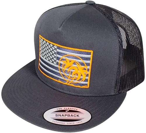 Miniatura 3 de Gorra de béisbol Gorra de camionero fuerte Snapback Mesh Back 6006, Carbón vegetal, Talla única