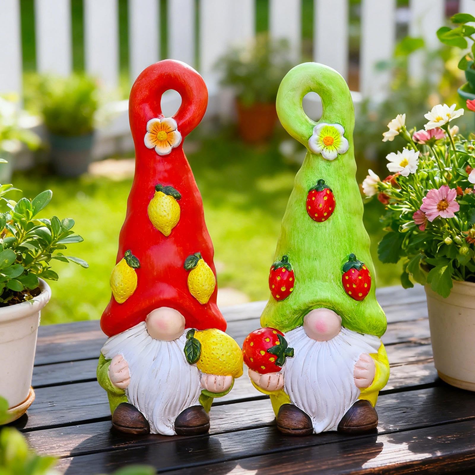 Statuette de gnome Nain de Jardin Décoratif en Céramique