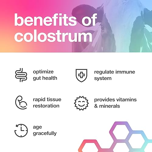 Miniatura 4 de Calostro bovino puro, 180 cápsulas, libre de antibióticos y hormonas, procedente de Estados Unidos, totalmente natural, 100% primer ordeño