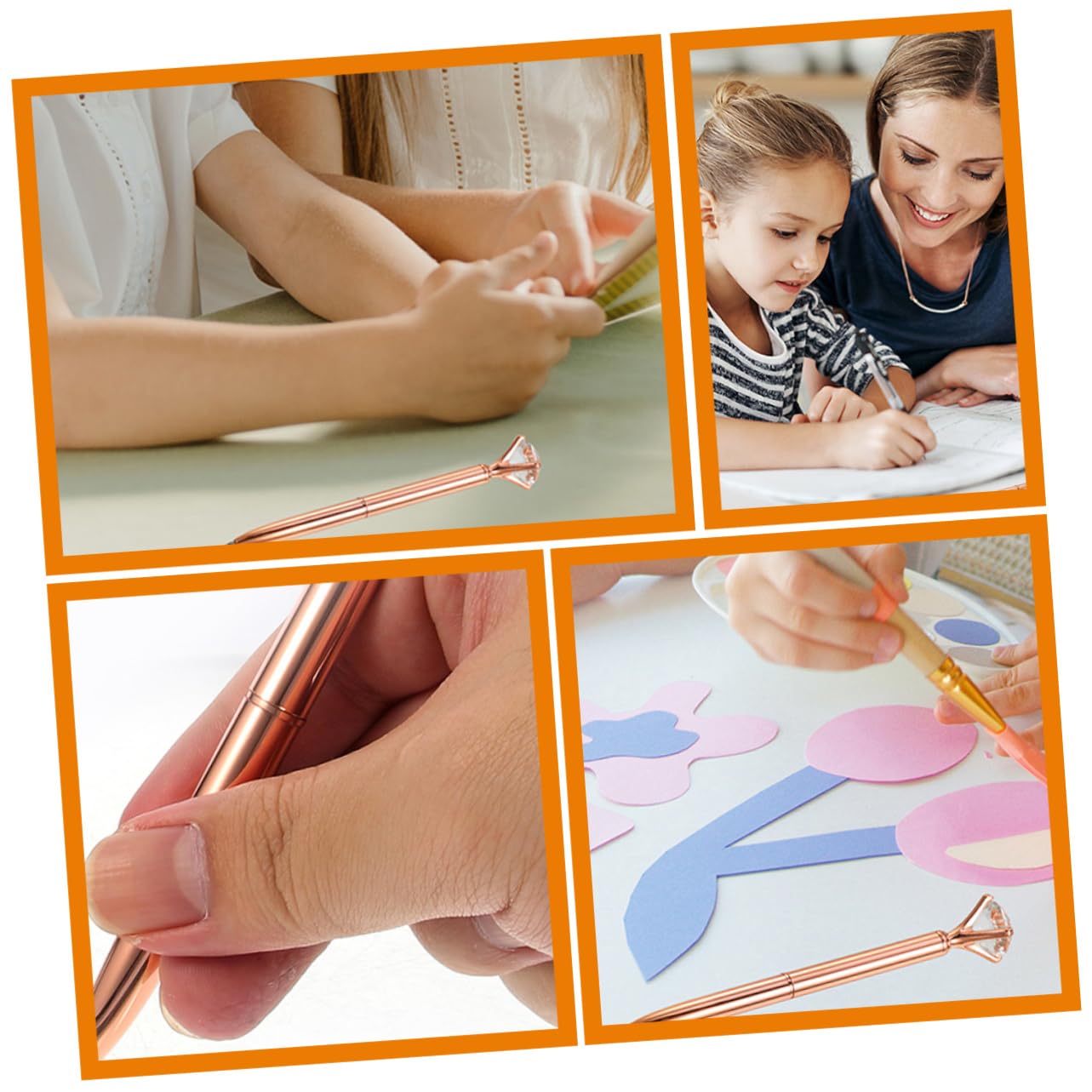 5 Set Metallo Design E Unico Scrittura Per Studenti E Forniture Per Ufficio E Casa 3 Pezzi * 5