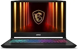 MSI Laptop para jogos Katana 15 HX 39.6 cm 165Hz QHD+: Intel Core i9-14900HX, NVIDIA Geforce RTX 5070, 32GB DDR5, SSD NVMe de 1TB, teclado RGB, Win 11 Home: Preto B14WGK-016US