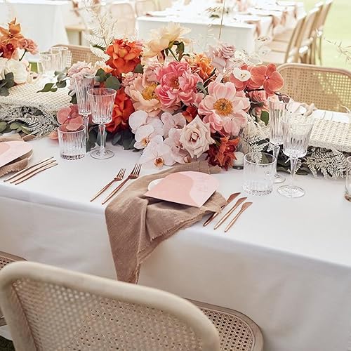 Miniatura 9 de WIGENIUS Mantel de poliéster, mantel para boda, comedor, bufé, fiestas y camping (negro, 60 pulgadas redondo)