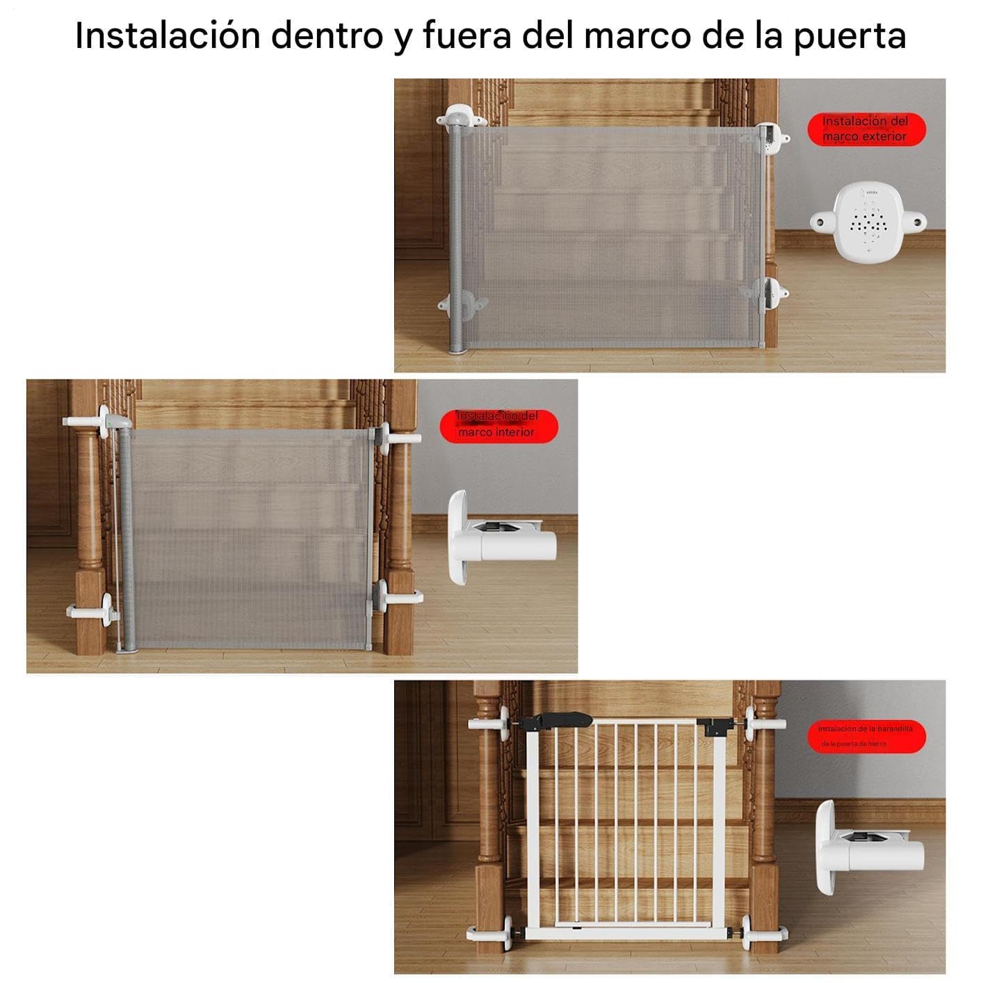 Kit de adaptador de escalera de seguridad para bebés, adaptadores de poste de seguridad para barandillas de interior | Accesorios de seguridad infantil para rieles de escalera e il