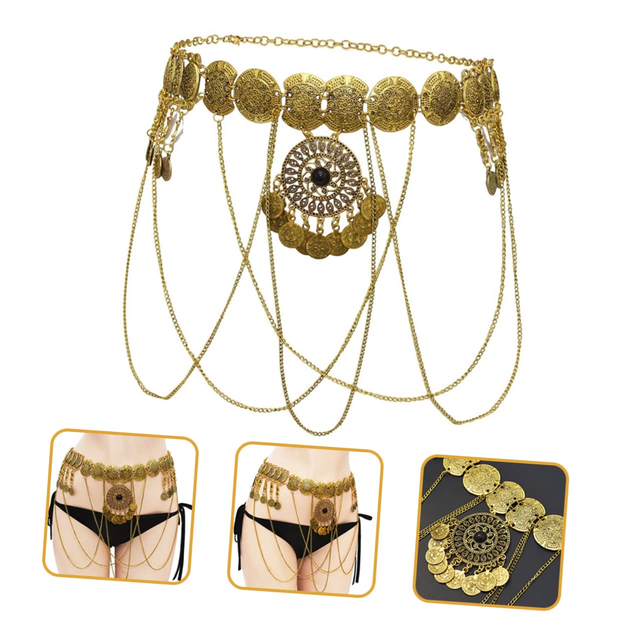 Catena in Vita Catene Del Corpo Per Le Donne Catena Del Corpo Delle Ragazze Catene in Vita Da Donna Gioielli Della Catena Del Ventre Per Le Donne Golden Lega