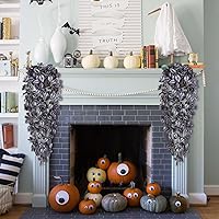 Vista 4 de BLEUM CADE Plantas Colgantes Falsas, 2pcs Planta Colgante Artificial, Enredaderas Falsas de Color Morado Profundo Planta Colgante para Pared Hogar