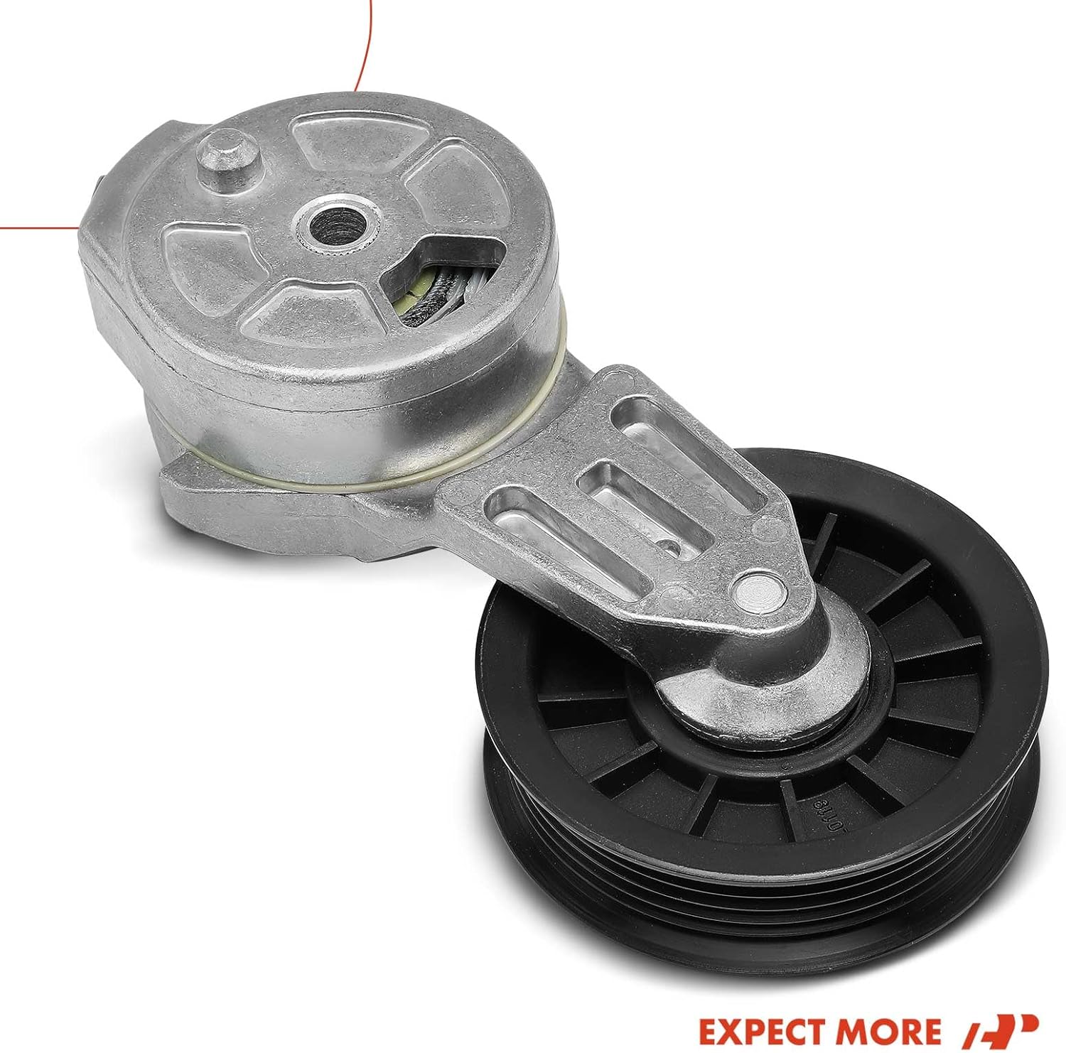 A-Premium Belt Tensioner Assembly Compatible with Chevrolet C2500/C2500 Suburban/C3500/C3500HD/K2500/K2500 Suburban/K3500 1994-1995 & GMC C2500, C2500/K2500 Suburban, C3500, C3500HD, K2500, K3500