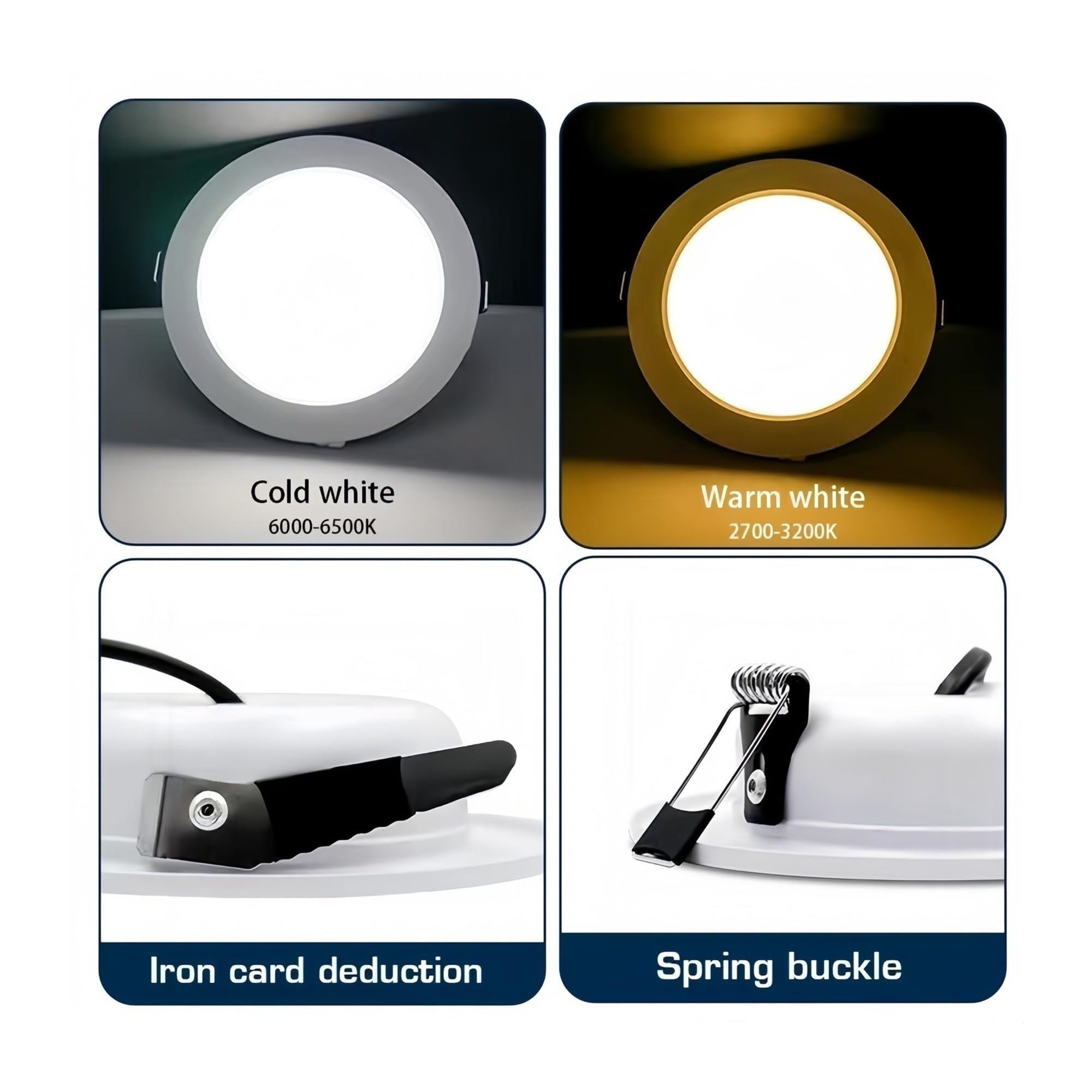 Reflektory ledowe 1 szt. LED typu Downlight 12V 5w 9w 12w 15w 18w wpuszczany reflektor oświetlenie sufitowe do salonu w domu