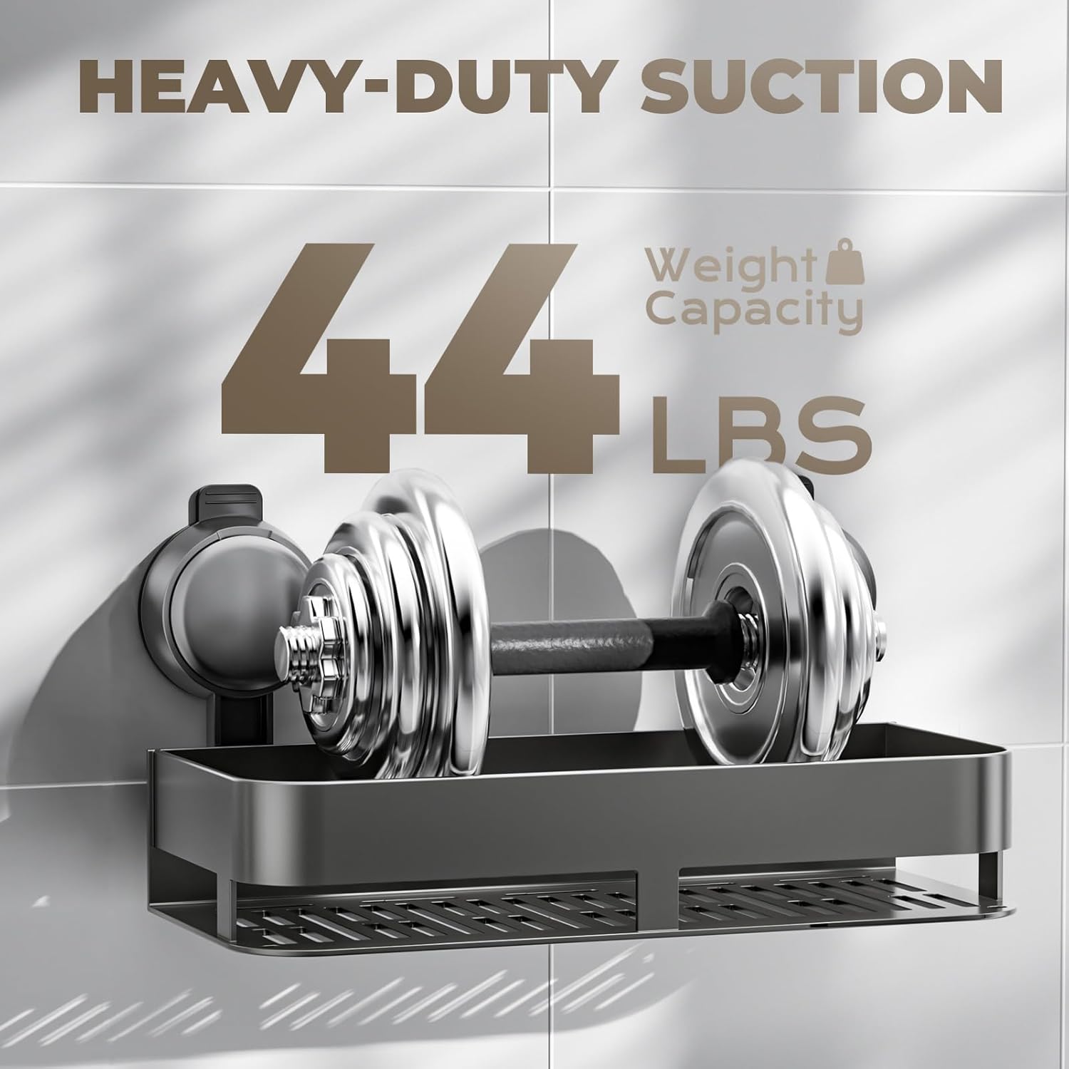 BREIS 吸盤スパイスラック 壁掛けスパイスオーガナイザー フック付き 吊り下げスパイスラック ドリル不要 スパイス収納ラック 省