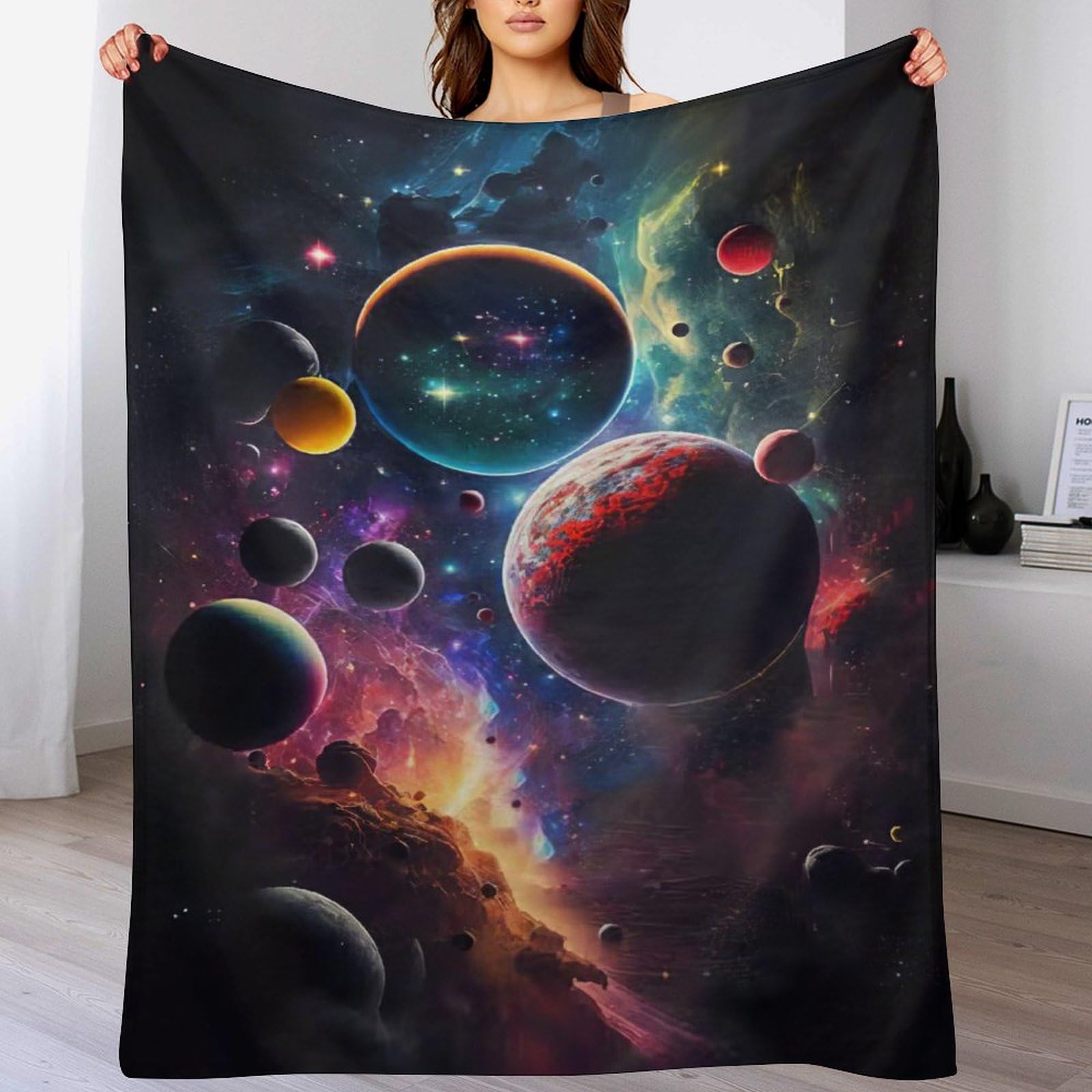 Couverture chaude flannel polaire thermorégulatrice pour lit et canapé toutes saisons