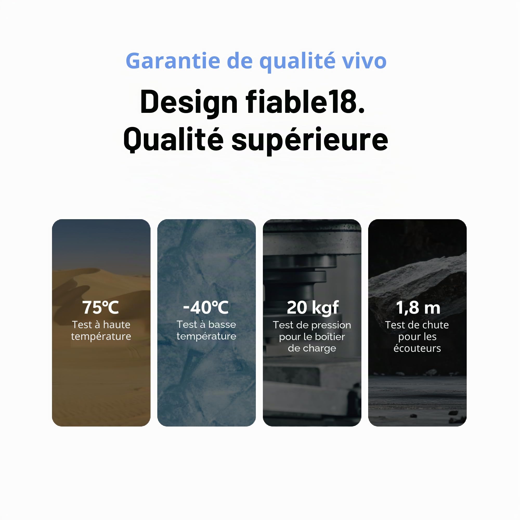vivo Buds Air3, Wirless-Earphones, jusqu'à 50 heures de batterie, légèreté 3,6g, faible latence dans le jeu (88 ms), double connexion à plusieurs appareils, réduction du bruit lors des appels avec AI