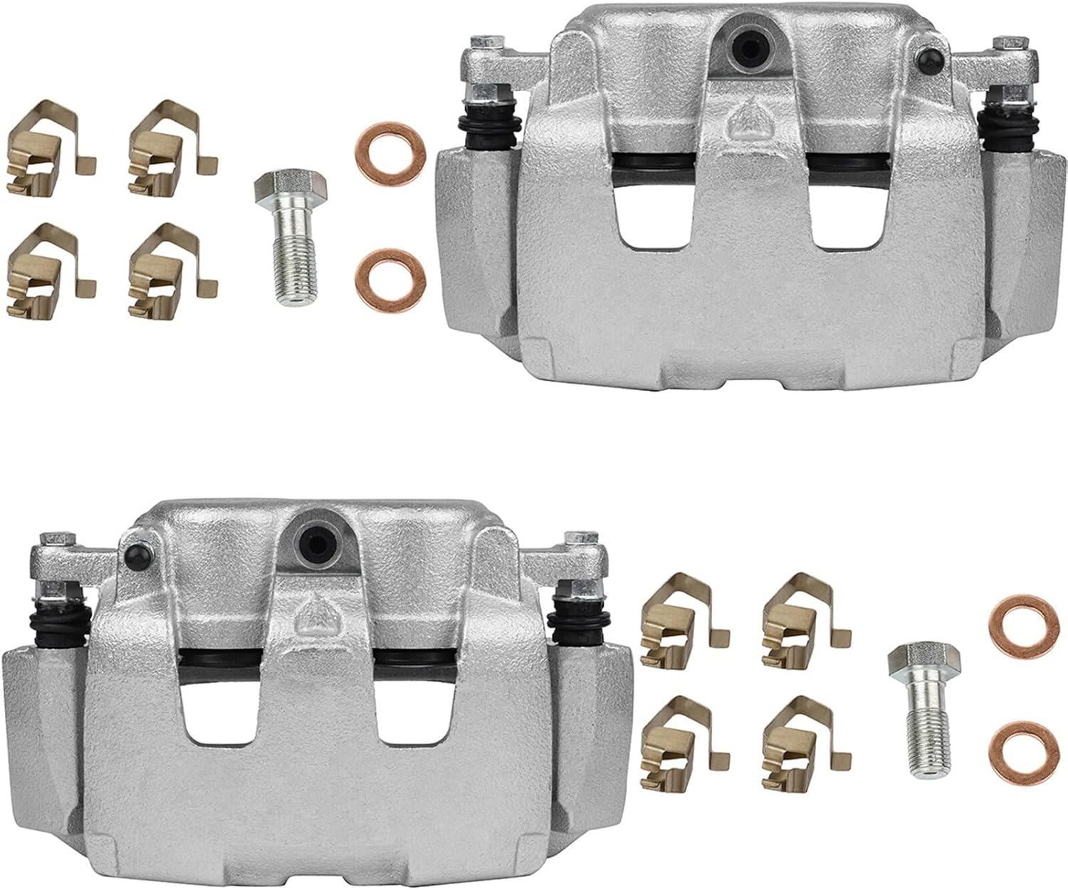 INEEDUP Front Left & Right Disc Brake Caliper Assembly With Bracket 18B5009 18B5008 For Dodge Dakota 2005-2008,For Dodge Ram 1500 2006-2008,For Mitsubishi Raider 2006-2009
