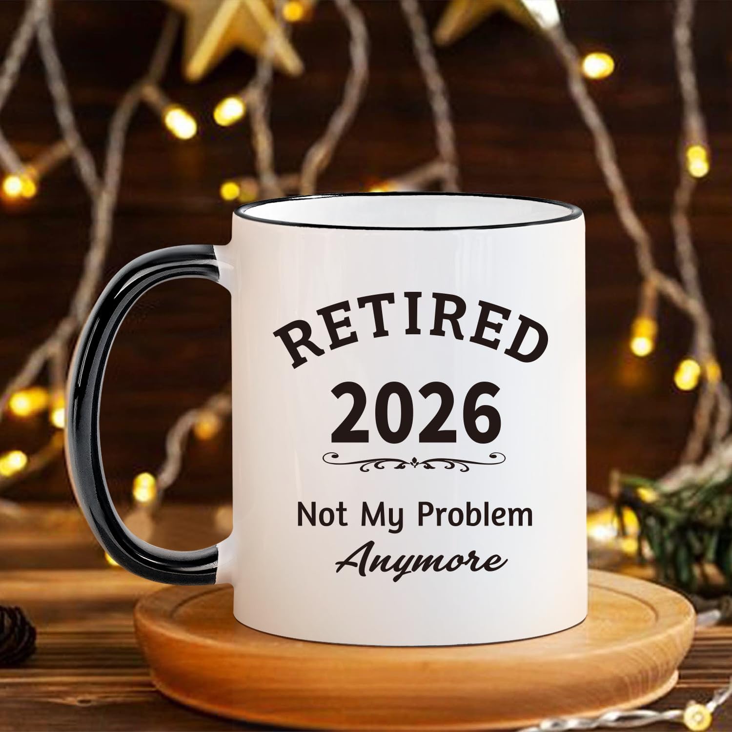 Retirement Gift for Woman Men, Funny Retirement Mug Decorations, Unique Retirement Gifts for Women Men 2026, Coworker, Friend, Teacher, Boss, Sisters, Retired Ceramic Gifts Not My Problem Anymore -11 - Image 2