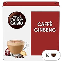 NESCAFÉ DOLCE GUSTO Caffè Ginseng, 6 Confezioni da 16 Capsule (96 Capsule Compatibili)