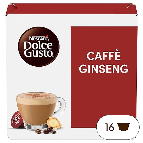 NESCAFÉ DOLCE GUSTO Caffè Ginseng, 6 Confezioni da 16 Capsule (96 Capsule Compatibili Nescafé Dolce Gusto)