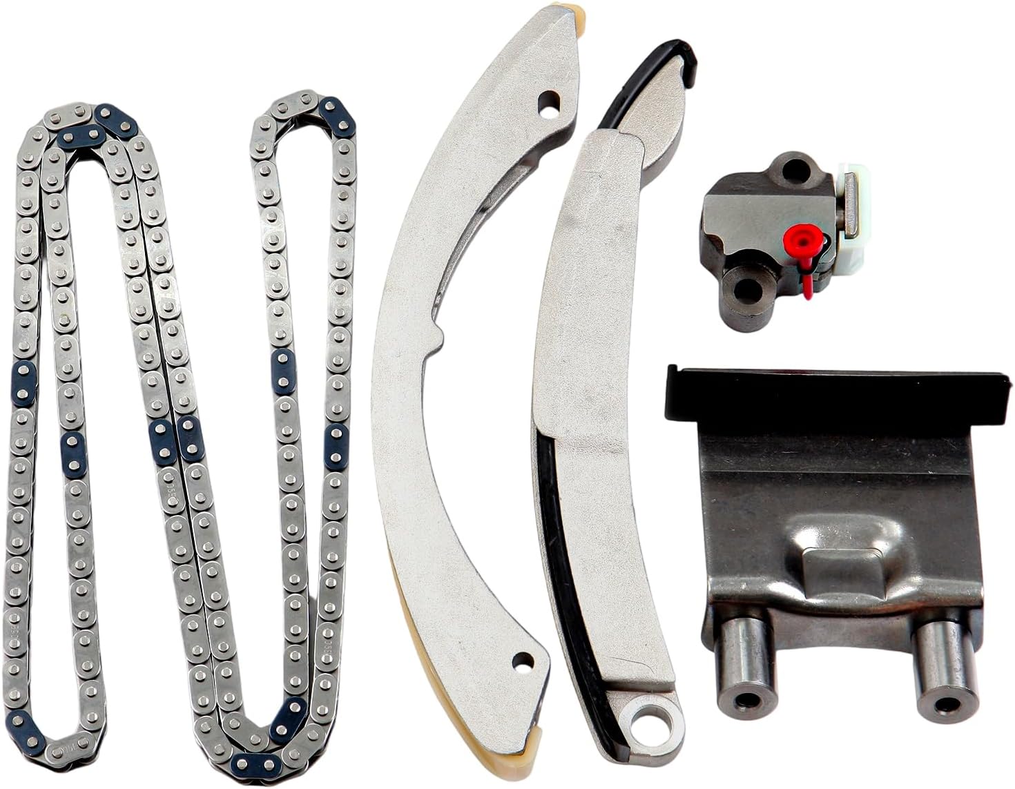 ECCPP Timing Chain Kit Replacement For 2004-2006 for Chevrolet Colorado;2002-2007 for Chevrolet Trailblazer;2002-2007 for GMC Envoy OE# TK10435-1 | Engine Timing chain Set with Tensioner,Guide for Chevrolet for TrailBlazer fit DOHC 4,5,6Cyl 2.8L,2.9L,3.5L,3.7L,4.2L