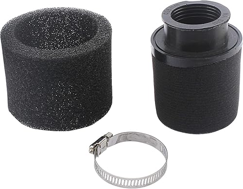 Universal 1.496 in 1.535 in 1.575 in Negro Doble Espuma Filtro de rendimiento para 50cc - 90cc 110cc 125cc ATV Quad Scooter Go Kart Moped Pit Dirt