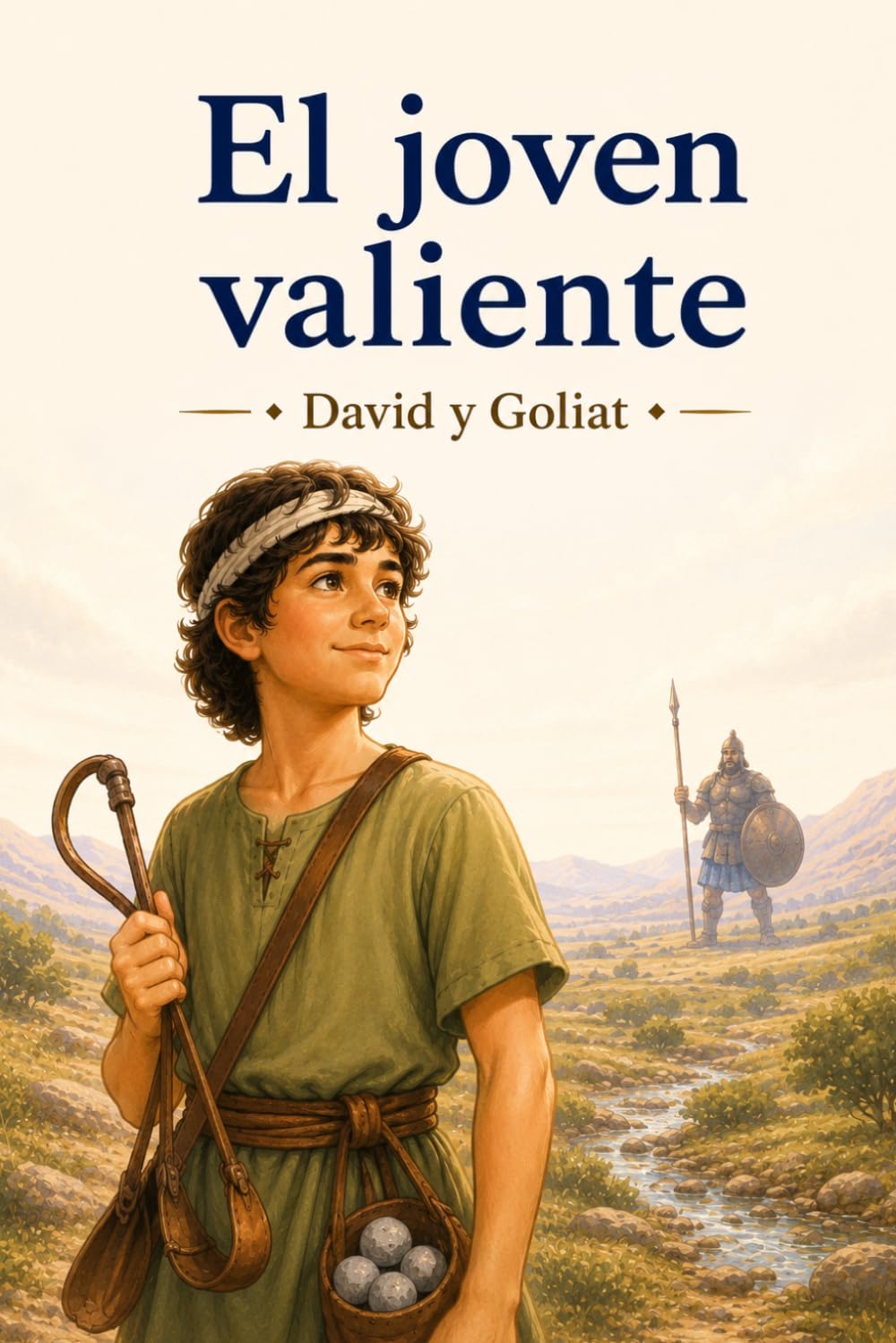 El Joven valiente David y Goliat (Héroes bíblicos para niños)