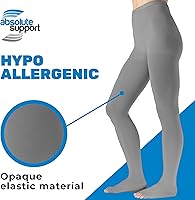 Vista 23 de Absolute Support - Medias de compresión opacas con puntera abierta, firme apoyo, 20-30 mmHg, M