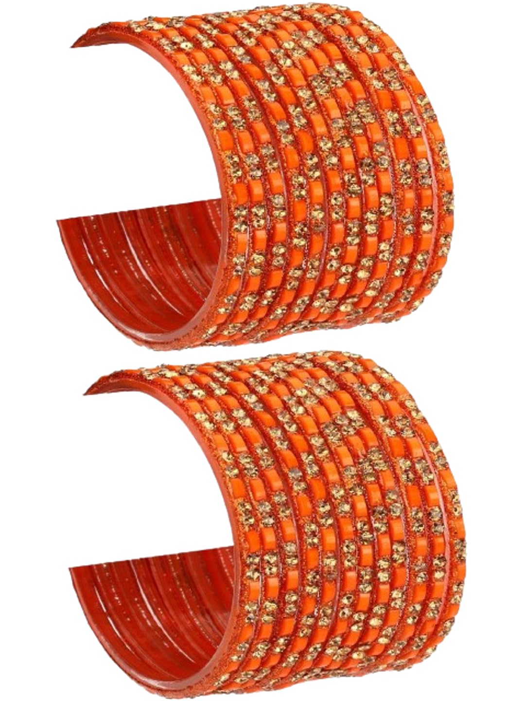 Somil Stylish Bangle/Kada – Perfect for Marriage, Anniversary, and Functions, Combo Of 2 Set, Each Set In 12 Bangles, Orange & Orange (B0B24D2L2D) Amazon Price History, Amazon Price Tracker