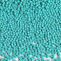 Vista 30 de Bala&Fillic Cuentas de semillas de color verde oscuro de 0.118 pulgadas (0.118 in), aproximadamente 3600 piezas/3.53 oz en bolsa, cuentas de vidrio