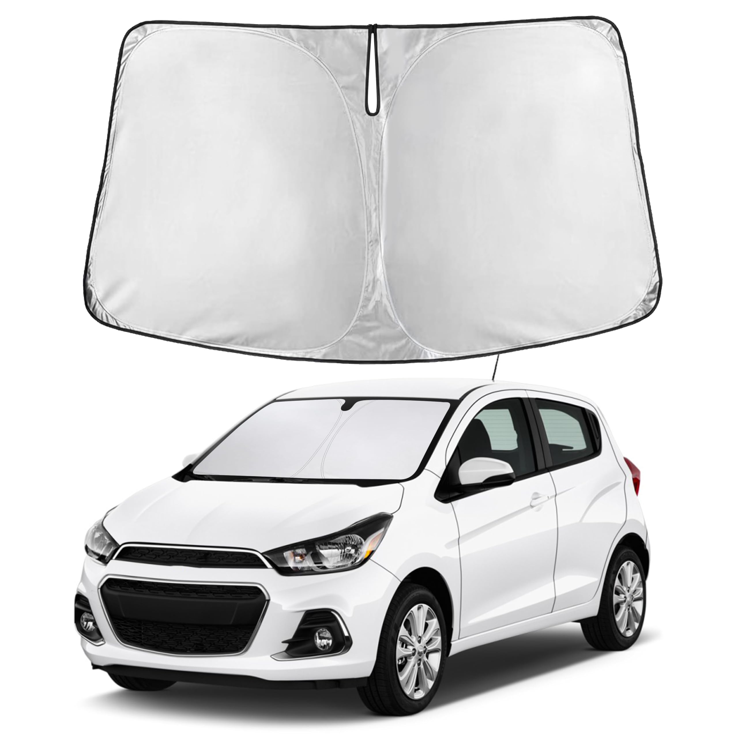 EcoNour Windshield Sunshade Compatible for Chevrolet Spark 2013-2015 2016