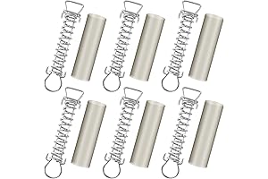 6 Pack Pool Cover Springs - Stainless Steel Pool Safety Cover Springs...