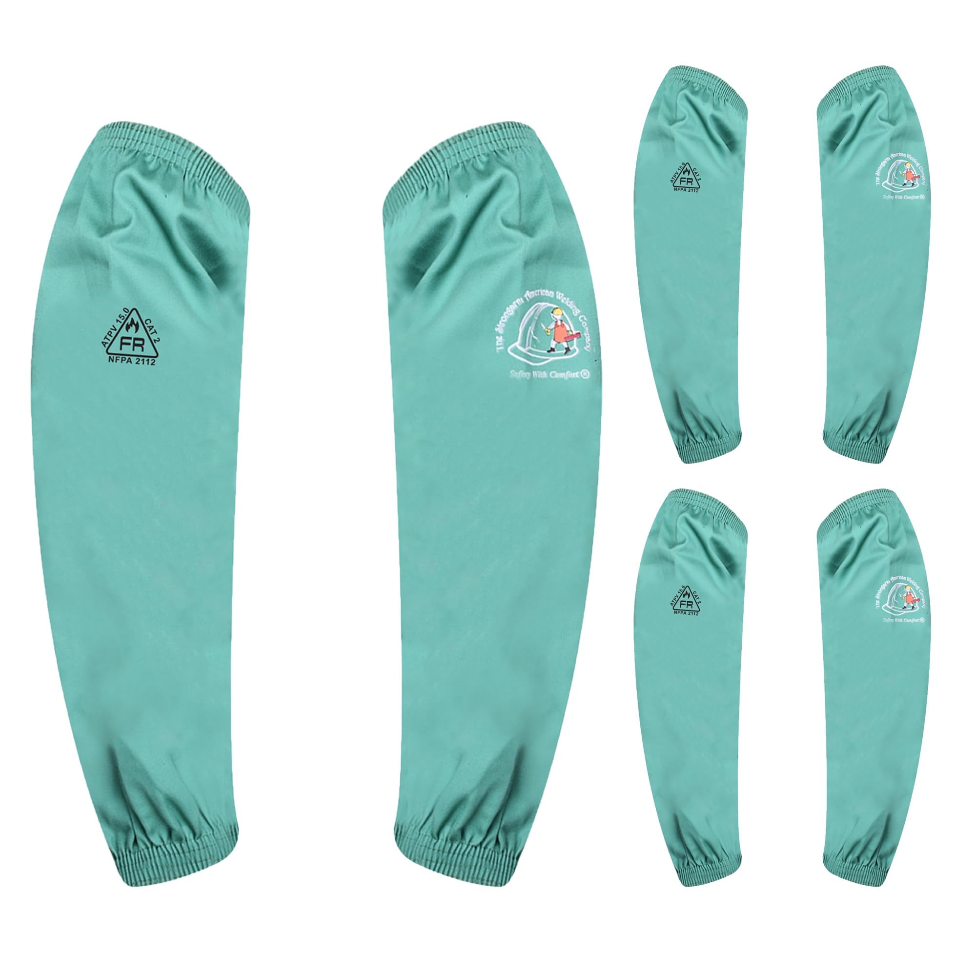 Strongarm Welding Sleeves in Fire-Repellent 9oz Cotton with Wide Open Elastic 18 Inch 3PK