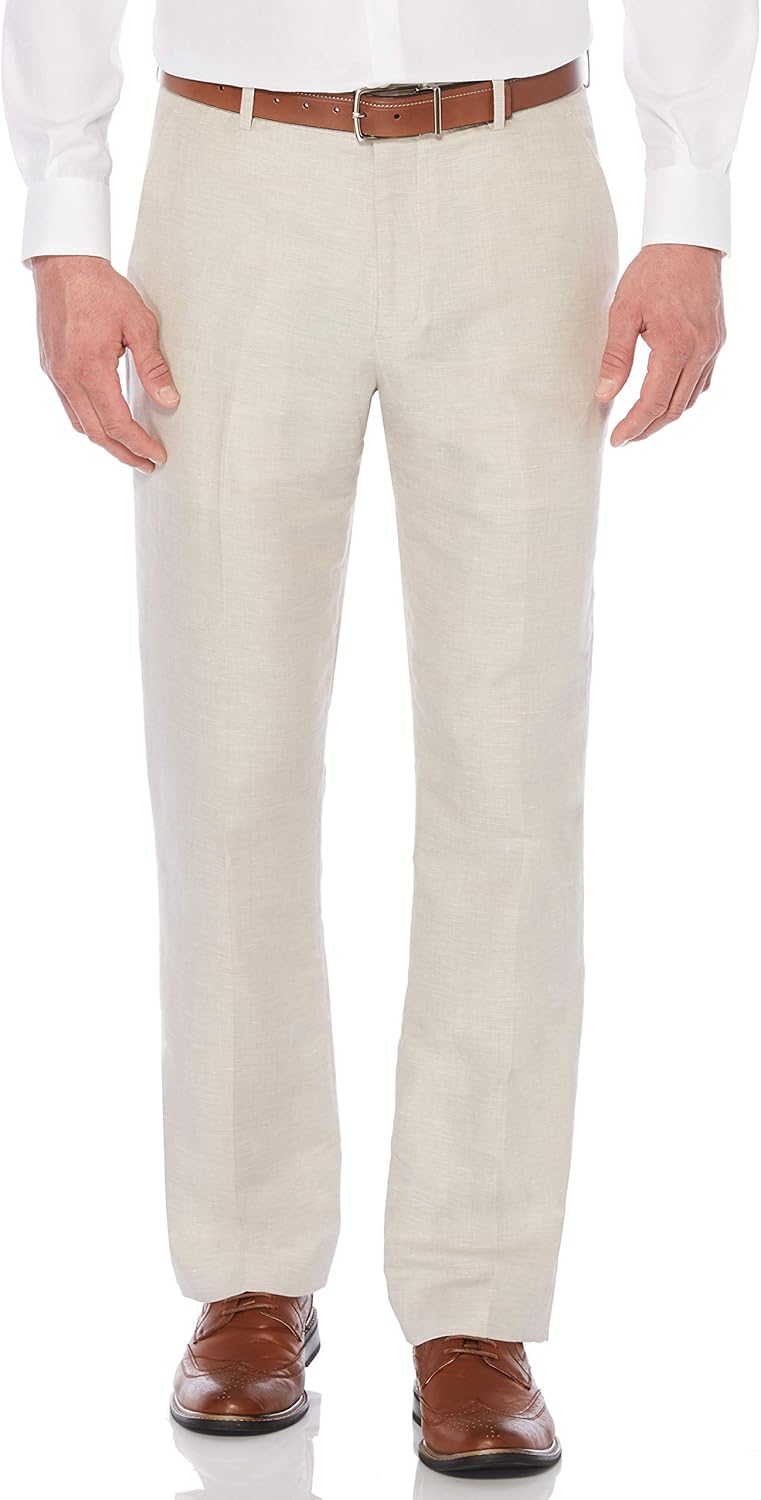 Perry Ellis Big & Tall Linen Suit Pant Men's Big and Tall at  Men’s Clothing store
