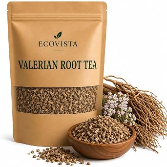 Valerian Root Tea 4 oz | Organic Valeriana officinalis | Herbal Tea for Sleep, Stress & Relaxation | No Fillers or Additives | Non-GMO, Gluten-Free, Vegan
