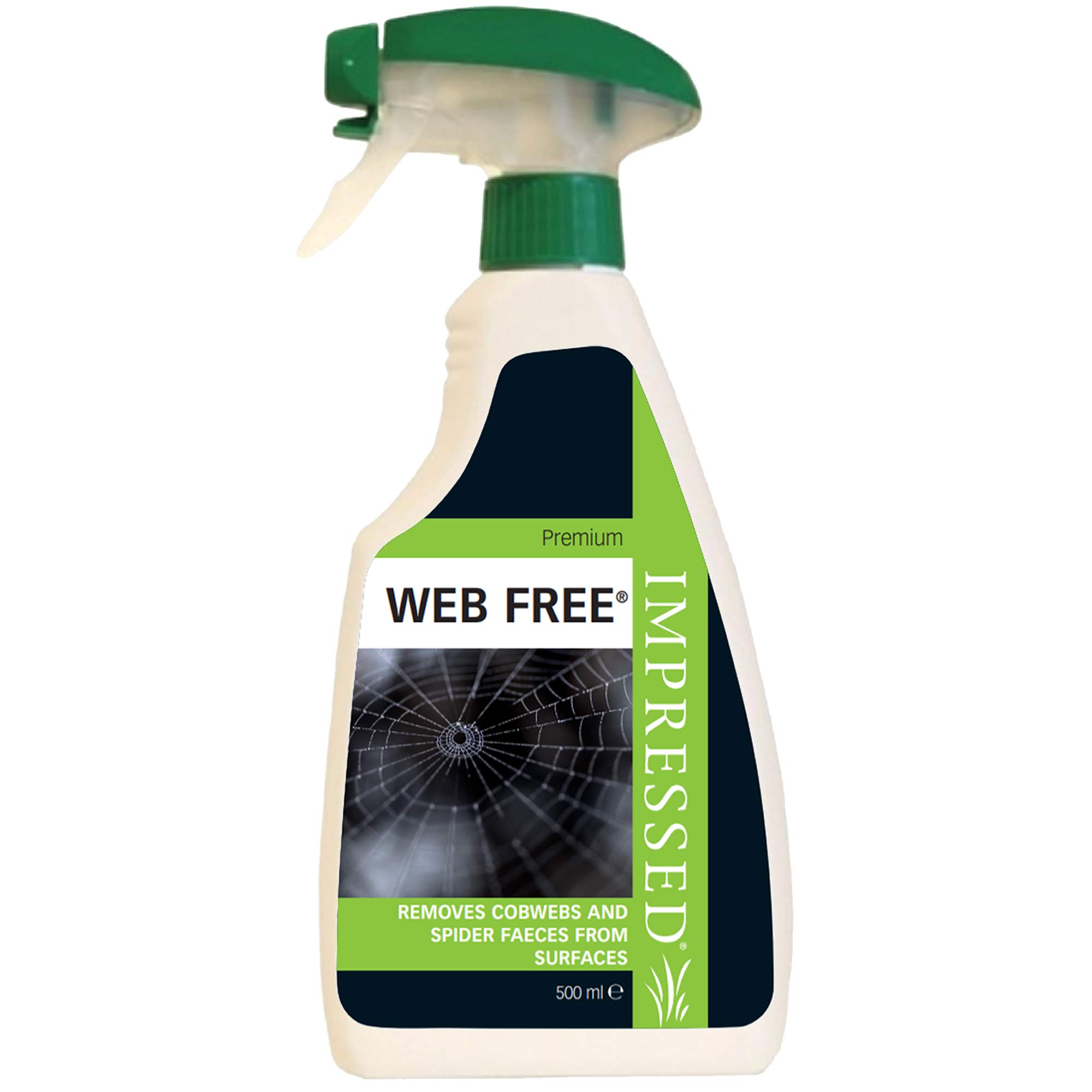Web Free - Removes and Breaks Down Spider Webs and Faeces - Perfect for Using Around CCTV Cameras, Homes, Garages and More! (500 ml)