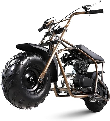 Miniatura 7 de Oryxearth Mini bicicleta de cross de 4 tiempos de 105 cc, a gasolina, para niños y adultos, motocicleta todoterreno con aprobación EPA, hasta 24