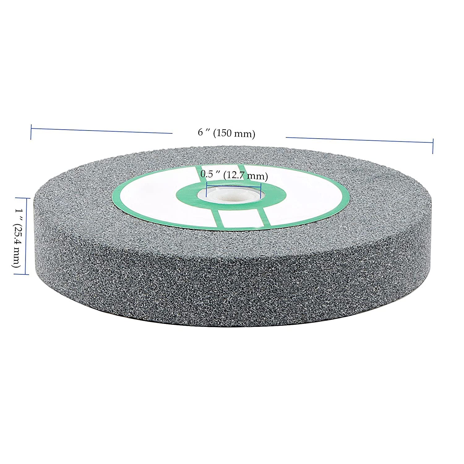 Multiple Arbor Size Grinding Wheels HEIHAK 2-Pack 6 Inch Bench Grinding ...